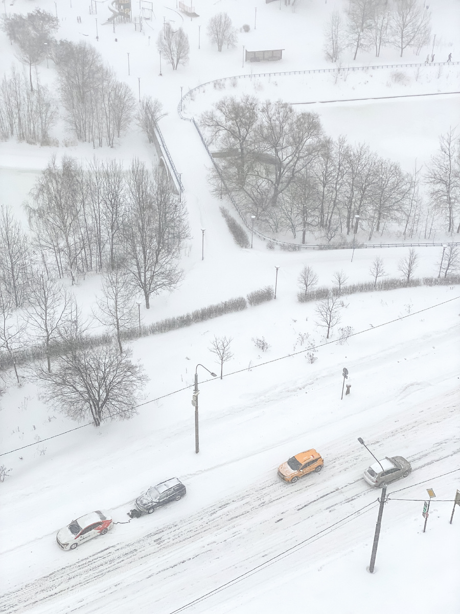 сегодня снежно и красиво. 