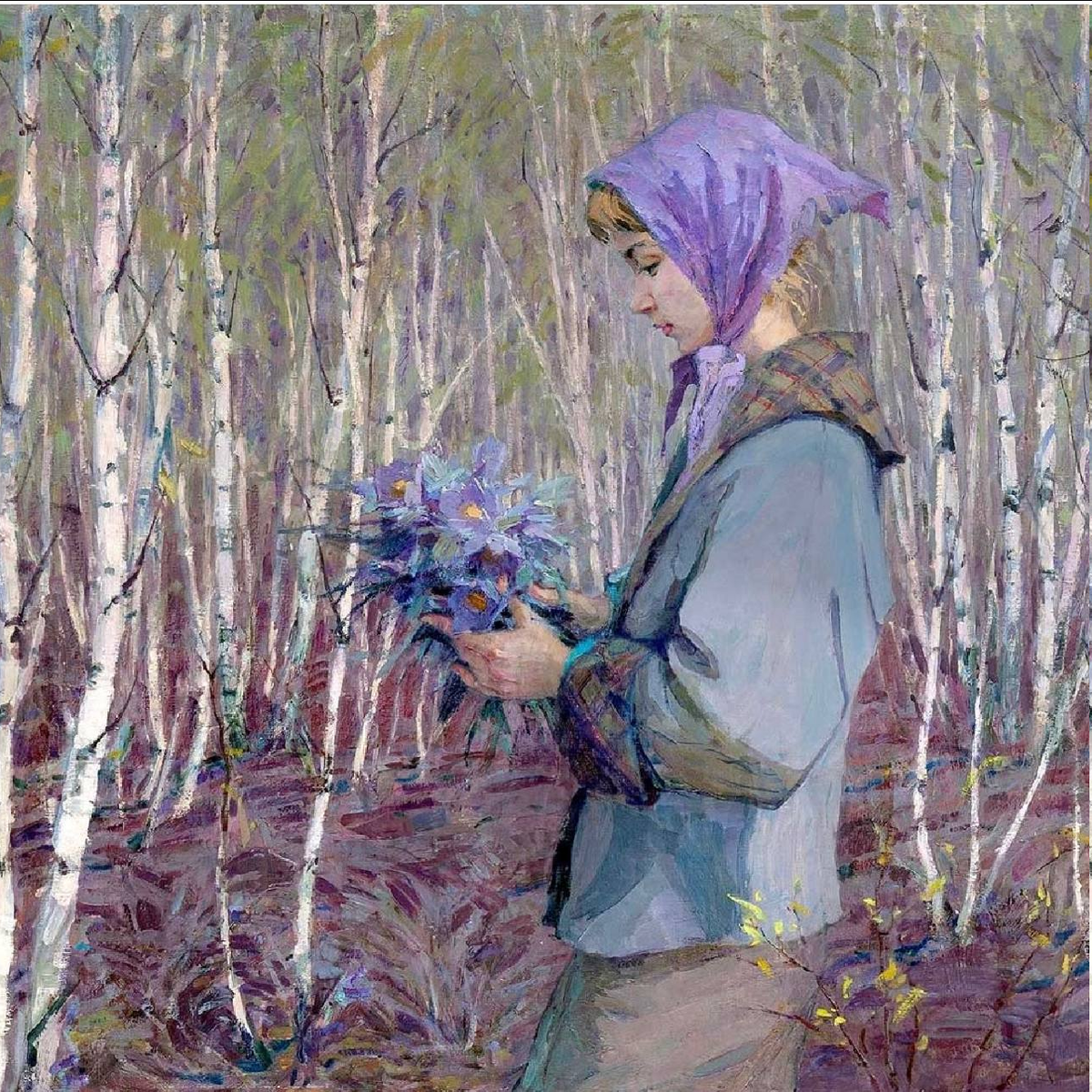 Валериана Жолток. «Портрет дочери». 1960