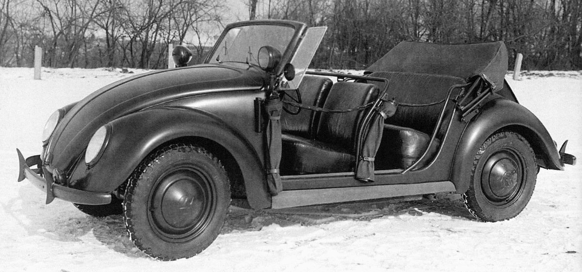 Volkswagen Typ 18 - Полицейская патрульная машина, 1949 год выпуска. 