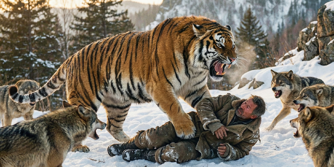 «ЕГЕРЬ ДУМАЛ, ЭТО КОНЕЦ: Старый отшельник спас «царя тайги», а через 3 года зверь отплатил добром»...