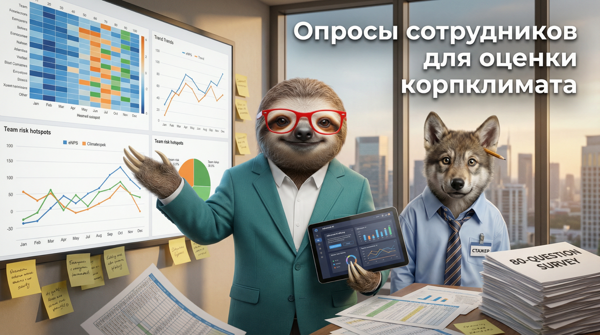 Опросы сотрудников для оценки корпклимата