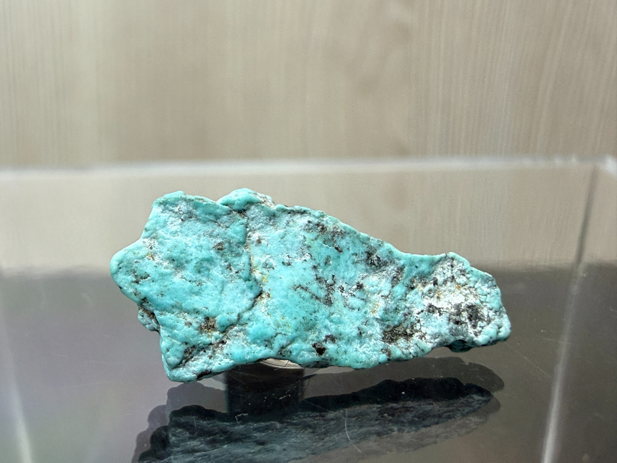 Образец бирюзы из моей коллекции из месторождения Жиланды, Казахстан