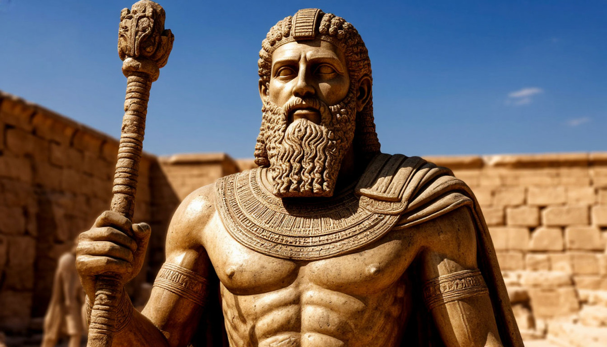 Царь Гильгамеш (AI реконструкция)