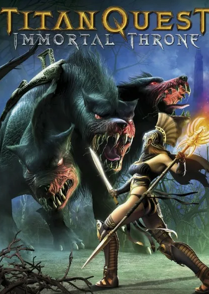 Обложка игры Titan Quest с дополнением Immortal Thone. Источник titanquest.fandom.com