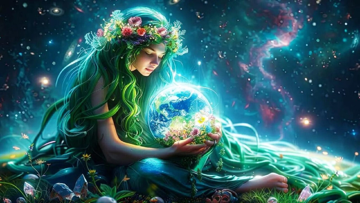 "Мать Земля"- изображение в свободном доступе.