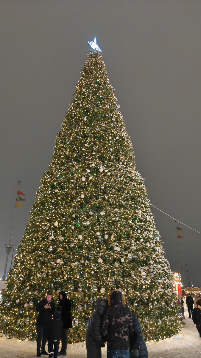 Новогодняя ёлка на Ярмарочной площади в Нижнем Новгороде 