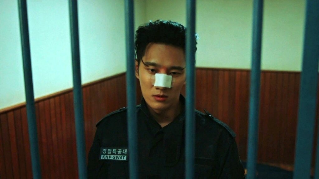 кадр из дорамы Чеболь против детектива. Jaebeol x hyeonsa (Flex x Cop). 2024