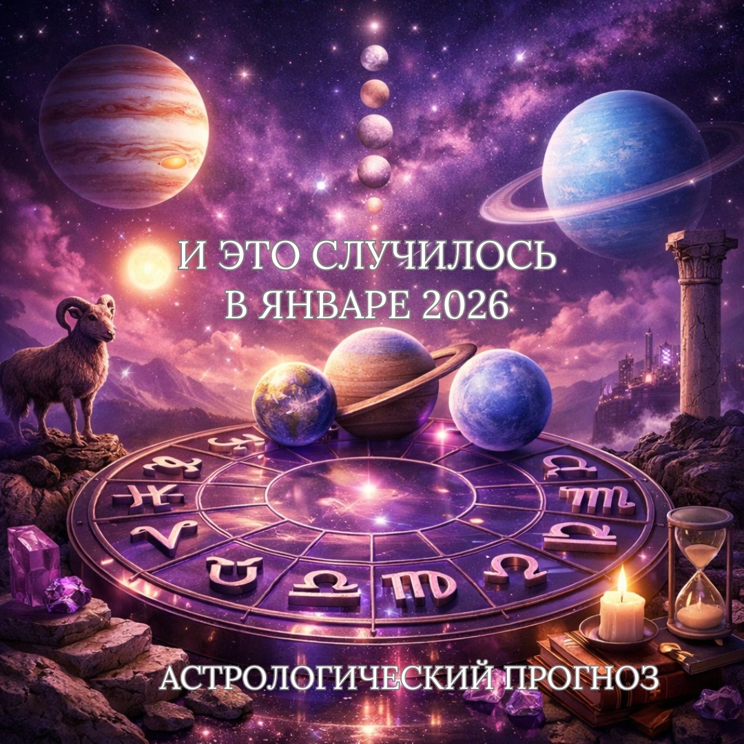 Астропрогноз на Январь 2026. Астролог Екатерина Юдина 