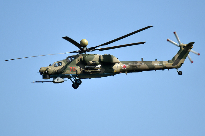 Ми-28 оснащен полностью бронированной кабиной