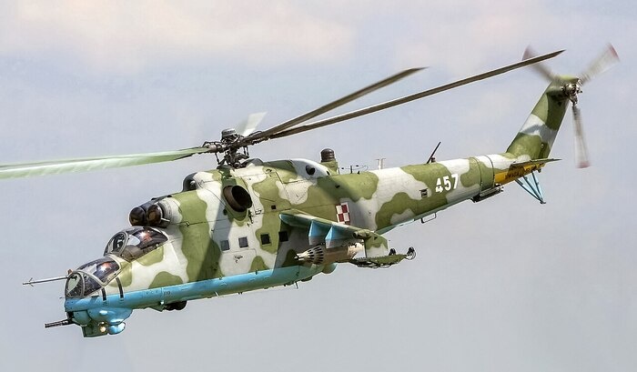 Ми-35М снабжен усовершенствованной авионикой и датчиками