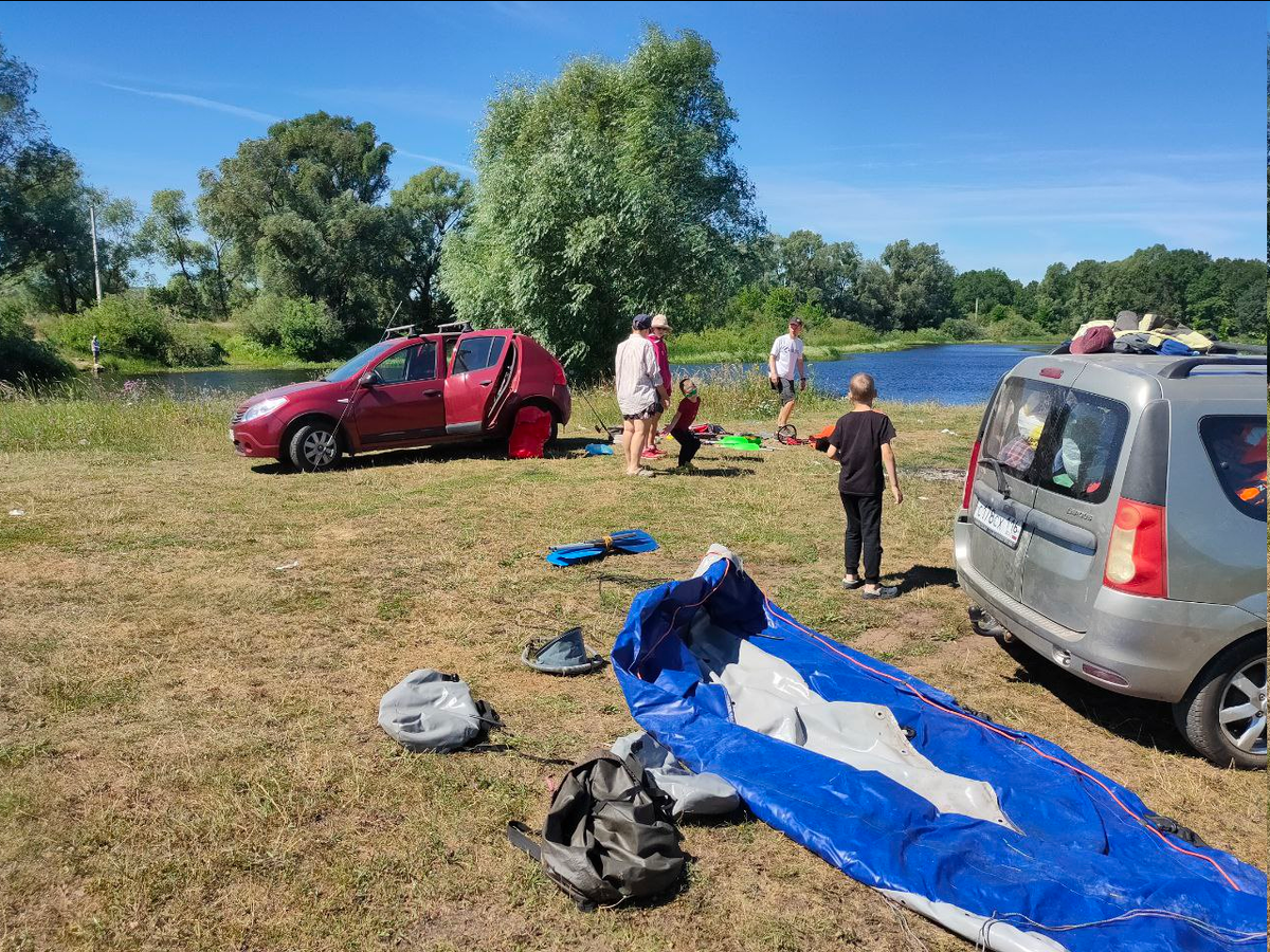 Наше неудачное начало по части надувной байдарки