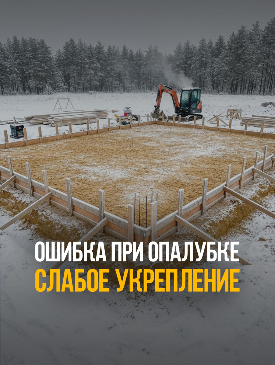 Ошибка 2: Слабое укрепление и отсутствие укосин. «Она и так не шатается!»