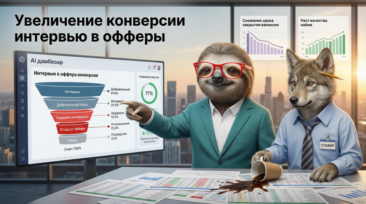 Увеличение конверсии интервью в офферы