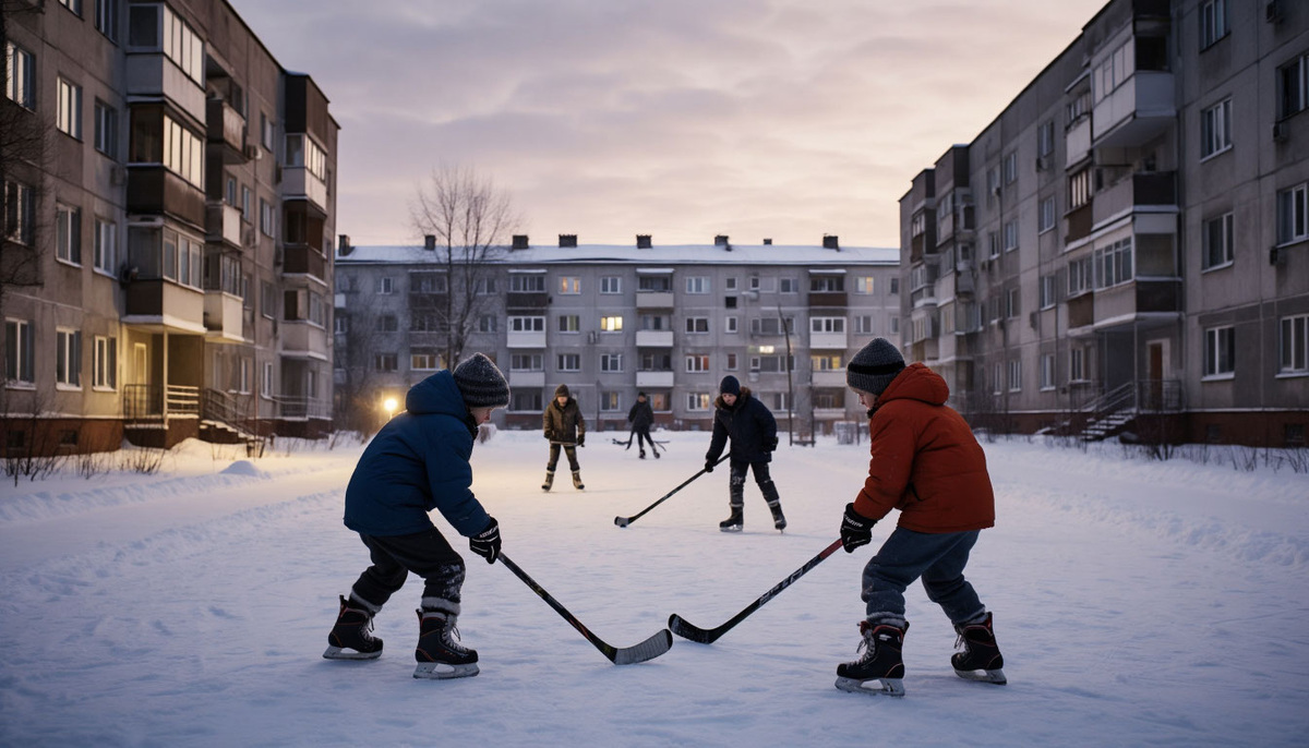 тут четко шайбу потерял