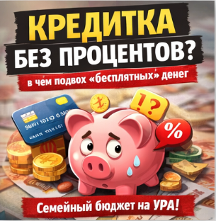 💳 Кредитка без процентов: как банки зарабатывают на «бесплатных» деньгах