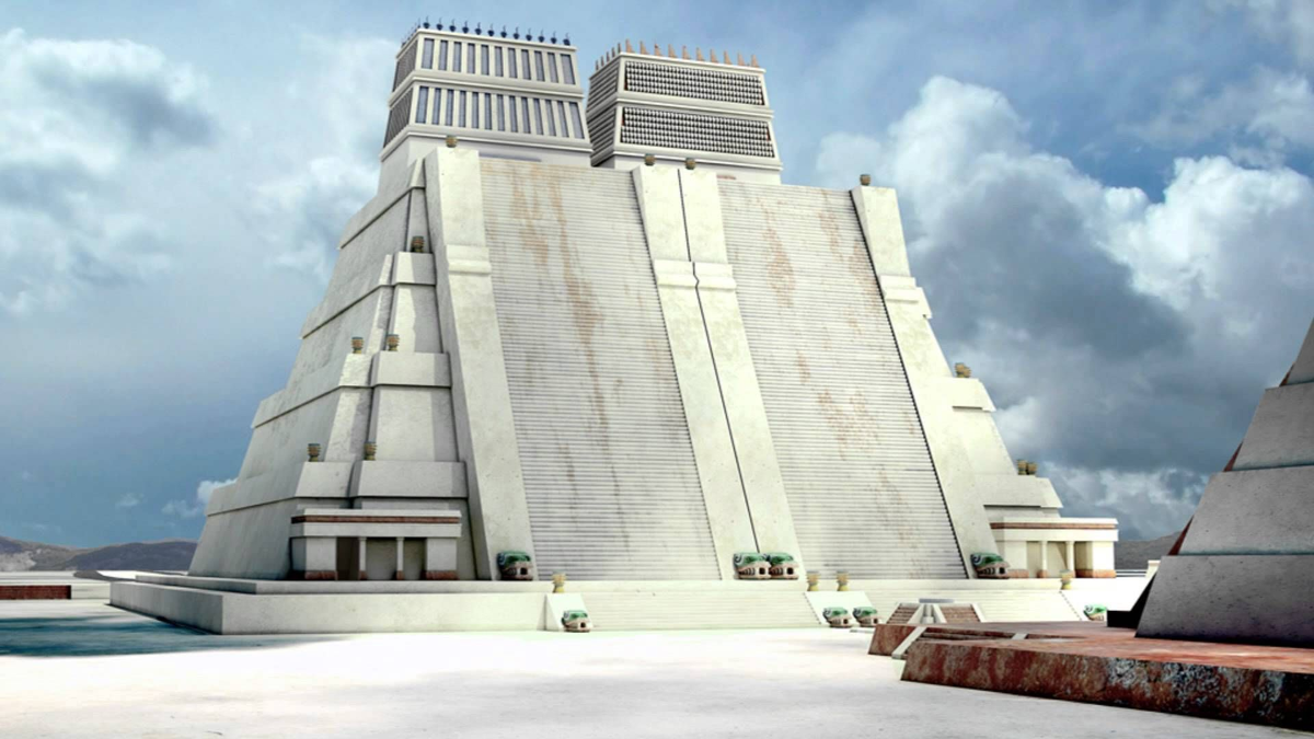 Темпло Майор, современная фото реконструкция