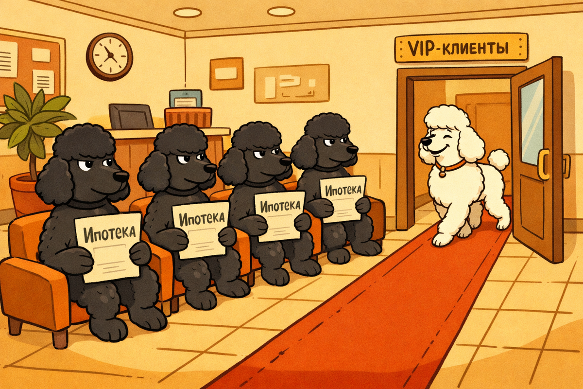 Стала бы я ВИП клиентом, имея ипотеку? Не думаю...