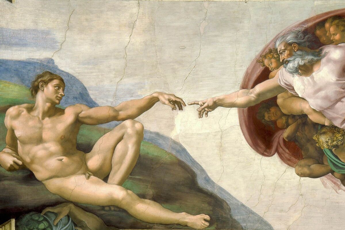 Микеланджело Буонарроти, Сотворение Адама, около 1511 года