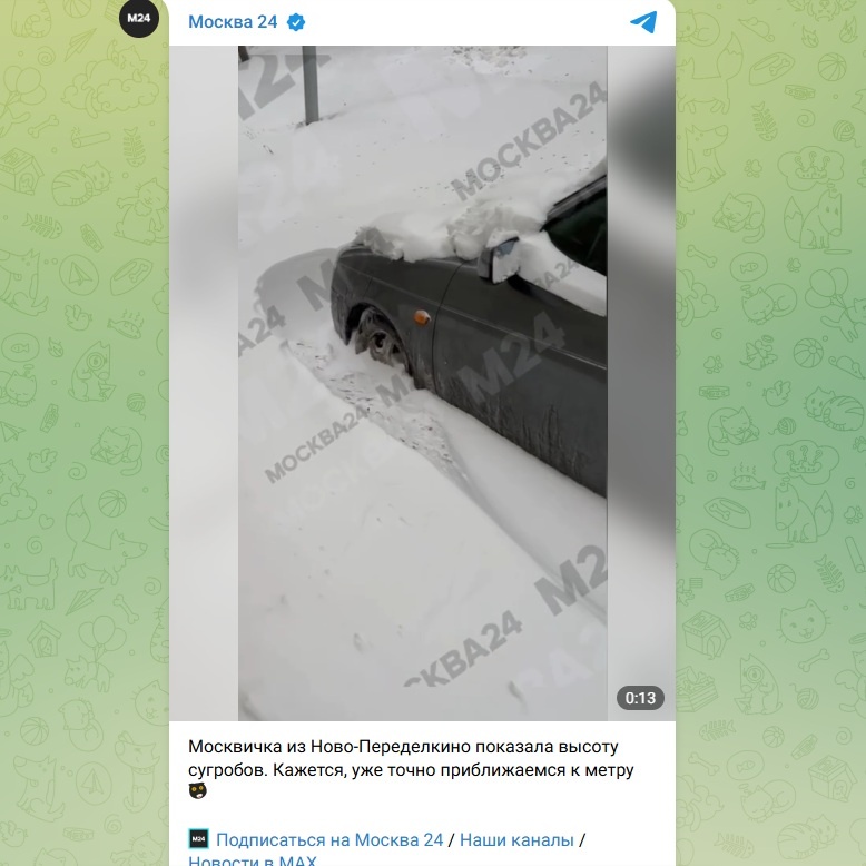    ФОТО: Скриншот https://t.me/infomoscow24