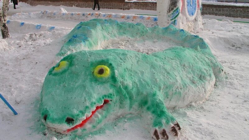     Конкурс Зимний двор в Барнауле, 2005 год. Михаил Хаустов