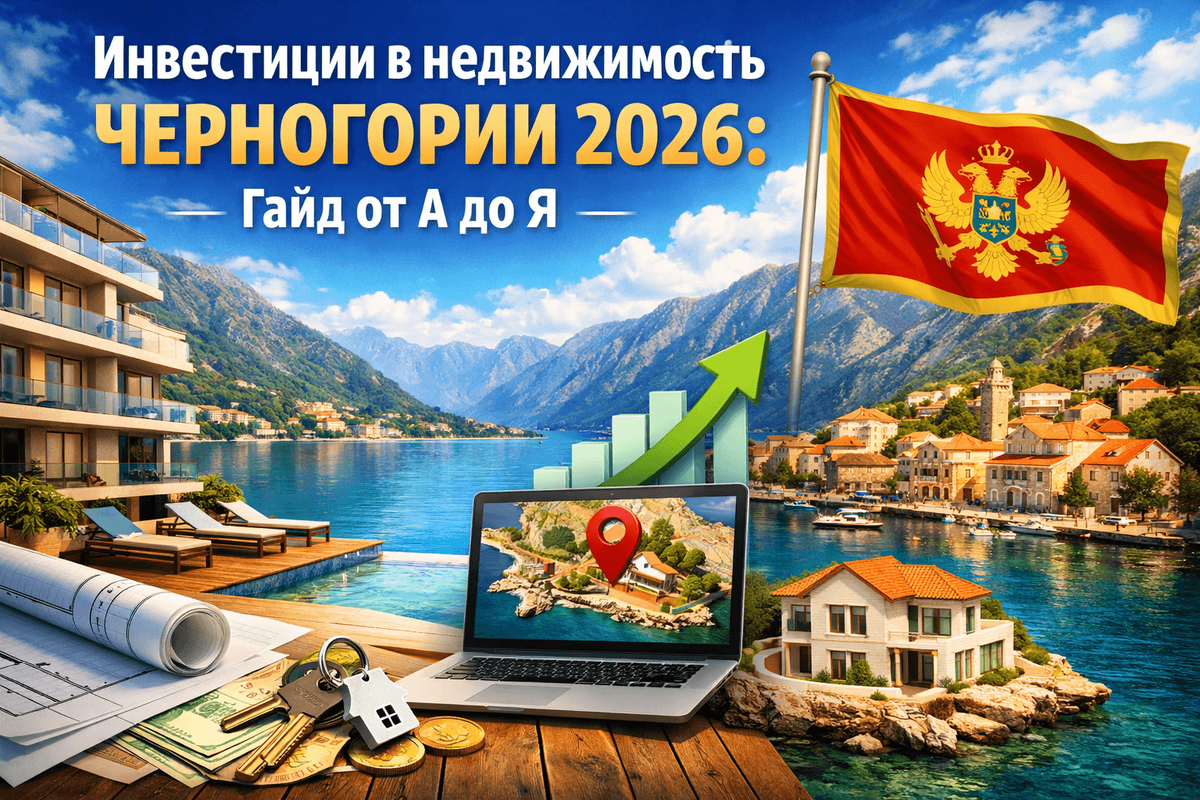 Пошаговая процедура покупки недвижимости в Черногории