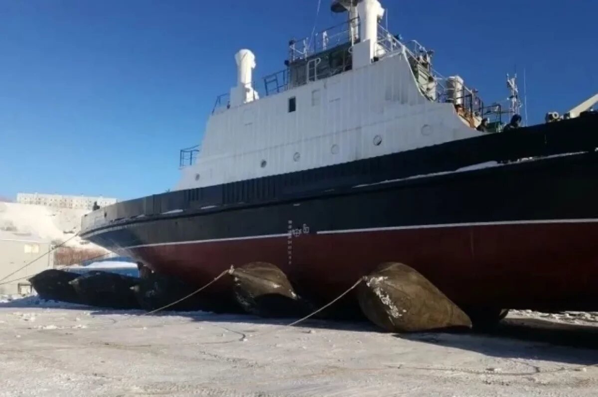    Дизель-электроход «Капитан Драбкин» спустили на воду на Камчатке