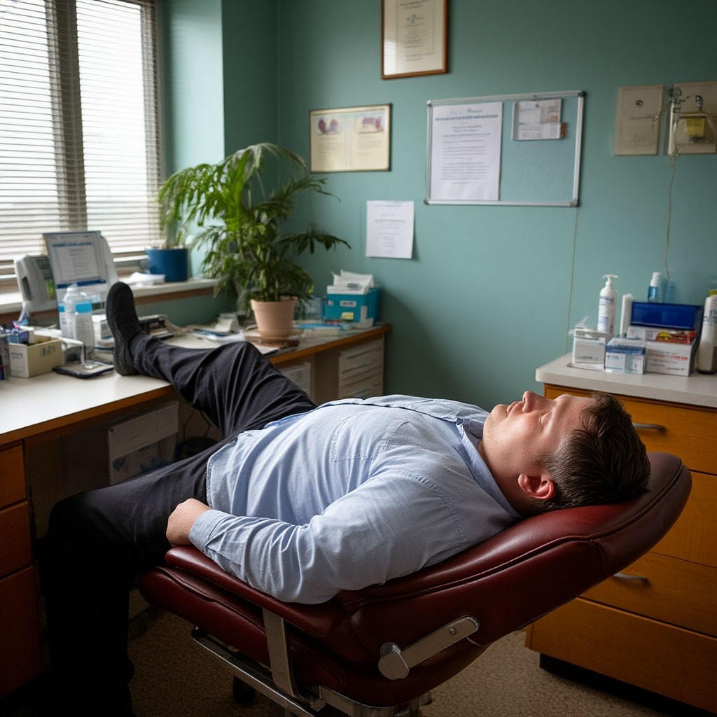                               Поспать пришел