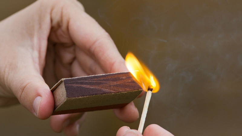 Как из обычных спичек сделать водостойкие