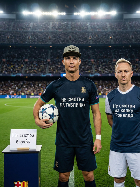 Криштиано со мной на матче акцентирует внимание на важном 👀