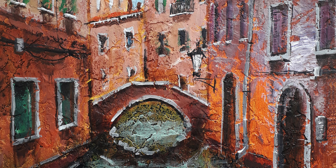 Акрил с подсветкой. Венеция. 1 урок