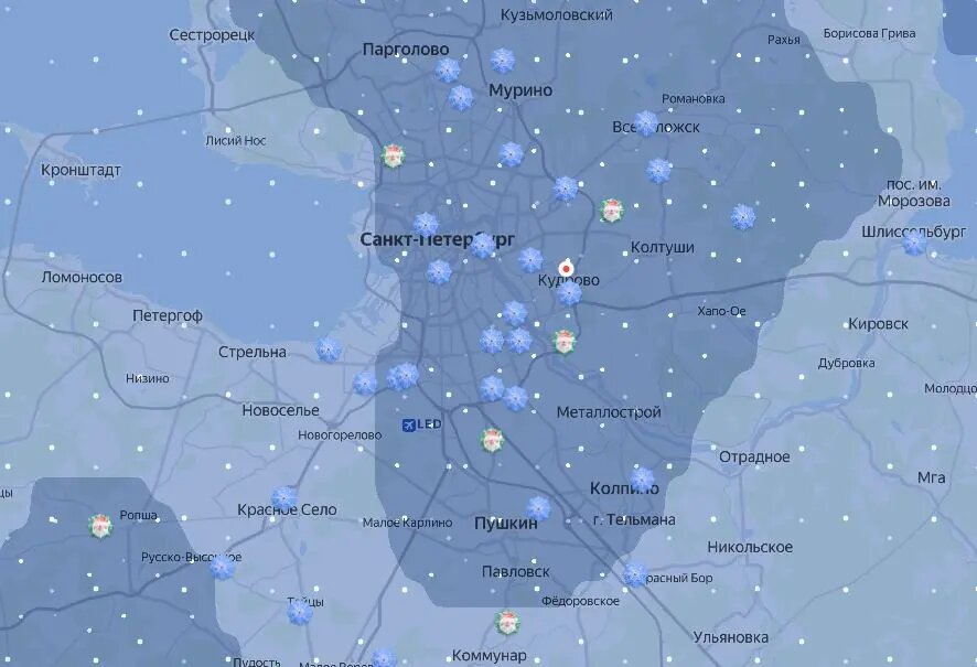    Фото: скрин Яндекс Погоды
