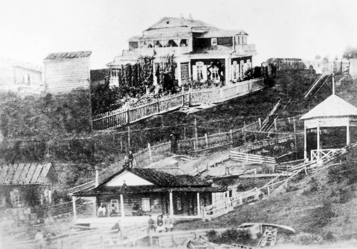 Больше-Боярский минеральный источник. Дача И.П. Калинина.