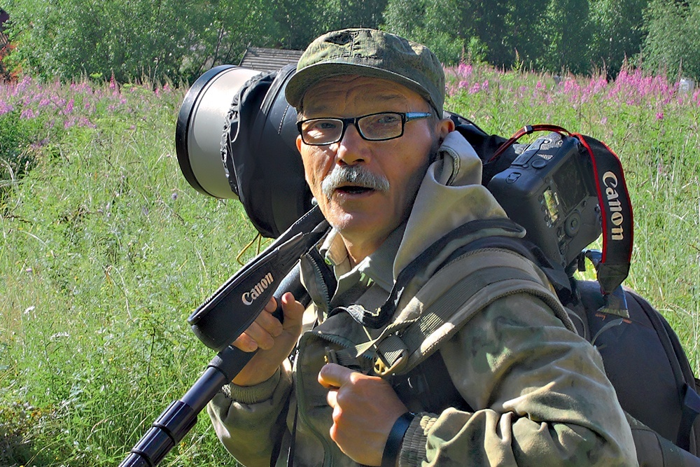    Василий Колбин - ученый, фотограф, влюбленный в природу человек. / Фото: Андрей Безгодов