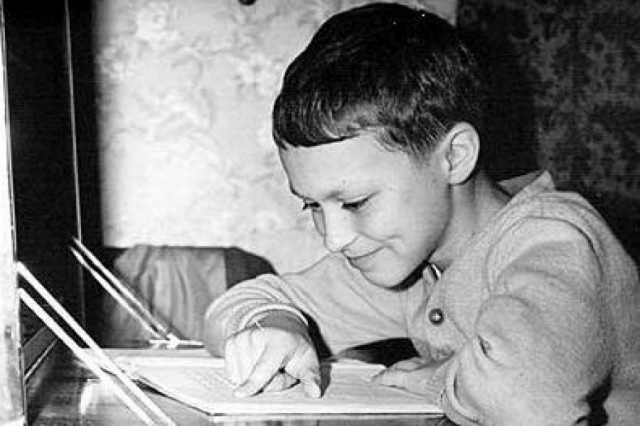 Александр Домогаров в детстве.