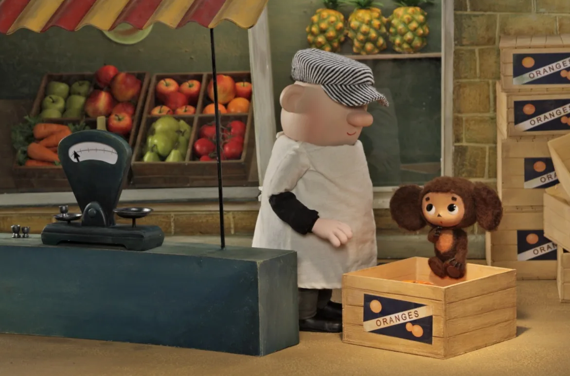 Чебурашка приехал в наши сердца в ящике манадринов... или апельсинов? Источник ru.kinorium.com