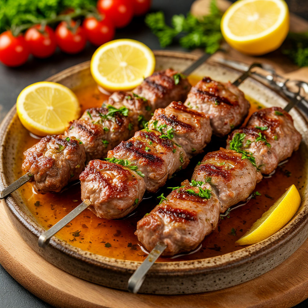 Шашлык маринованный на минералке с лимоном