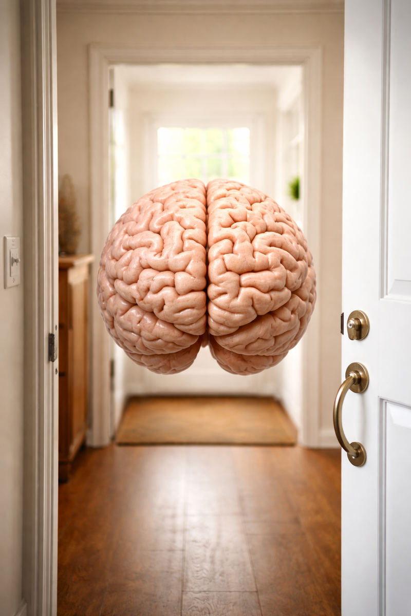 Дверной проём - аномальная зона для человеческого мозга