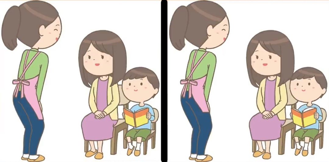 Задание на внимательность. Найди три отличия на картинке.