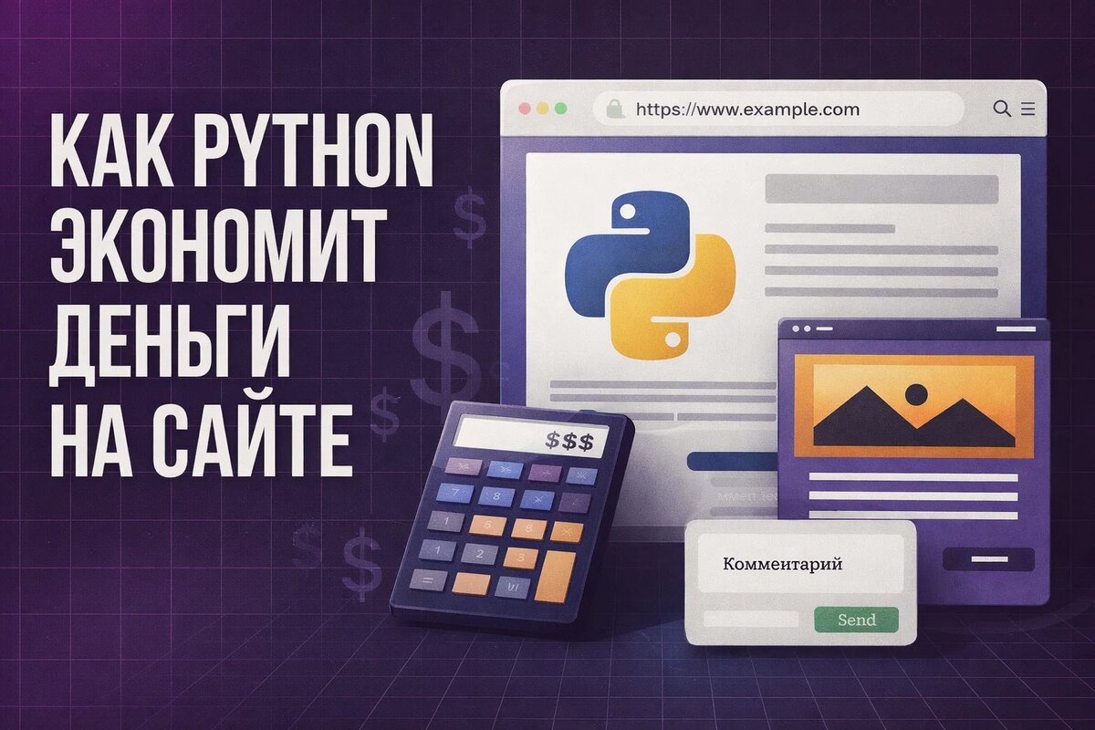 Как Python экономит деньги на сайте