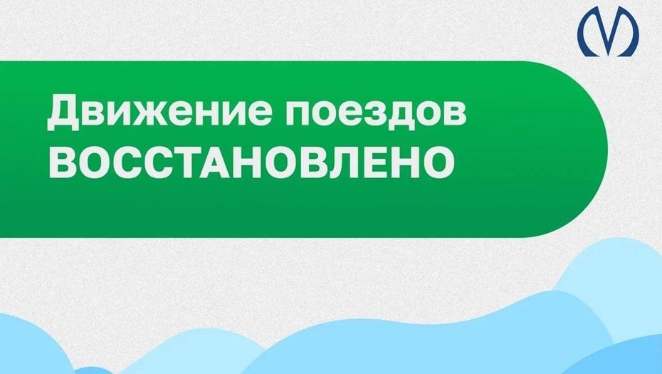    Поезда на "фиолетовой" линии метро Петербурга идут в обычном режиме после внеплановой остановки Автор фото: Метрополитен Петербурга