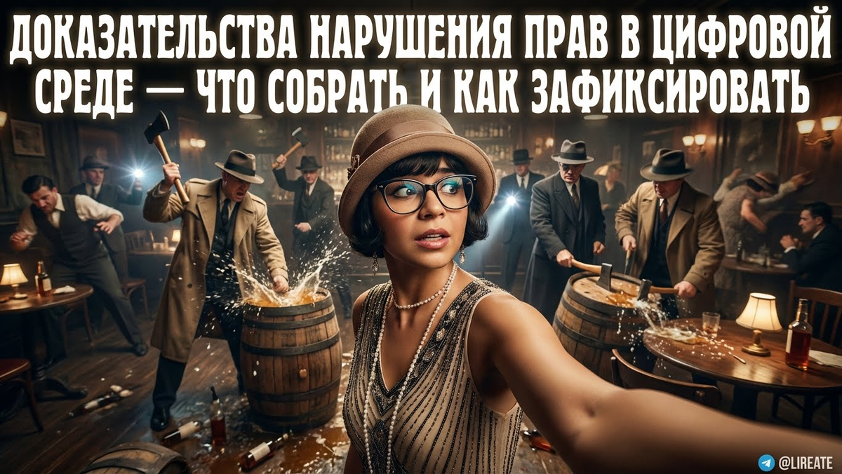    Собирание доказательств нарушения прав в цифровой среде Лирейт
