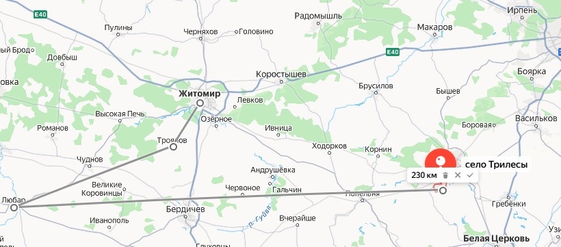 Карта для ориентирования на местности.