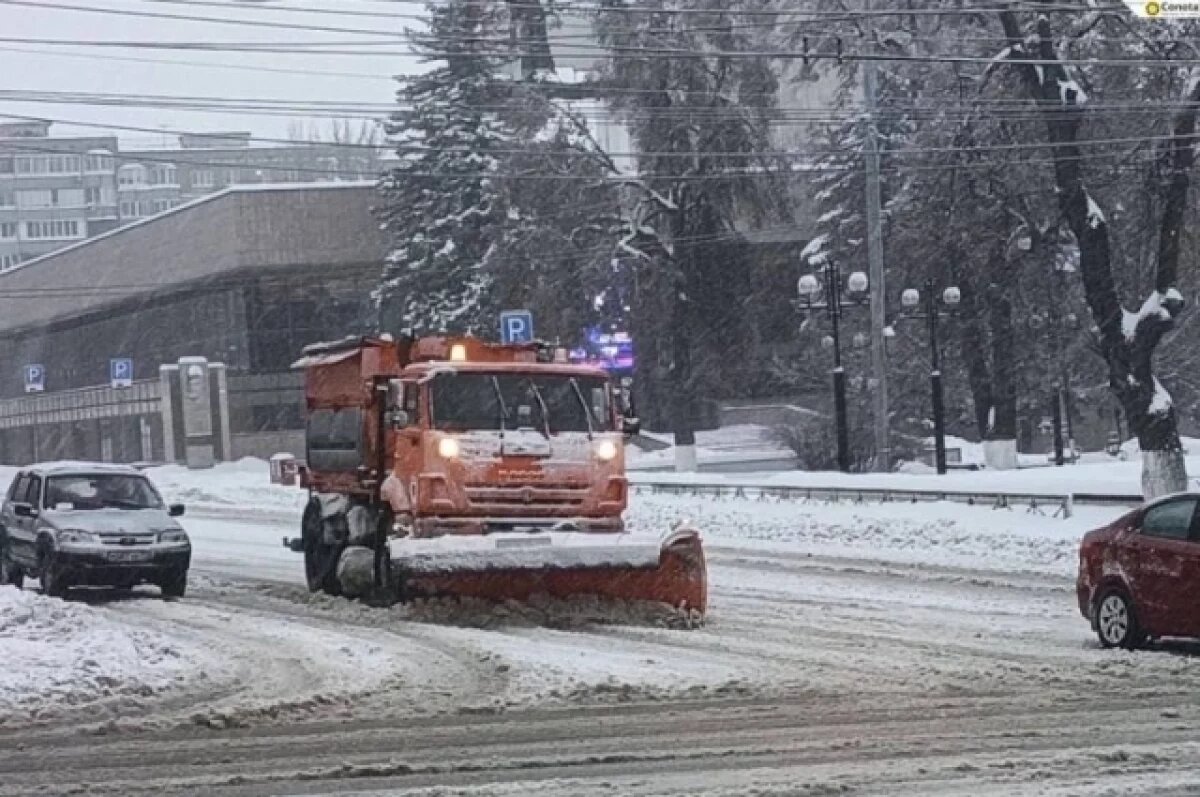    В Туле за сутки вывезли больше 1220 кубометров снега с улиц