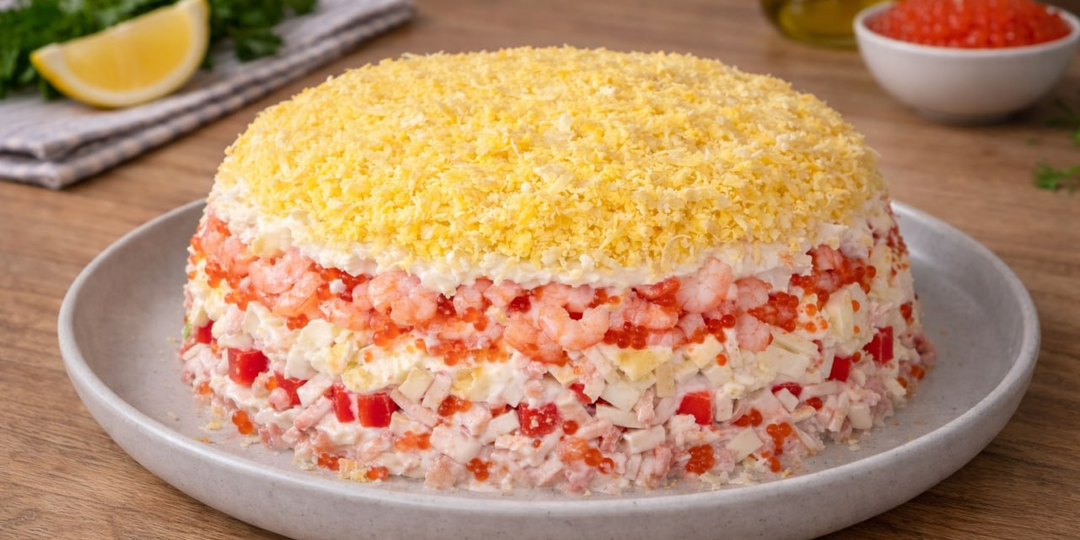 Морской салат «Нептун» — когда хочется чего-то особенного и очень вкусного