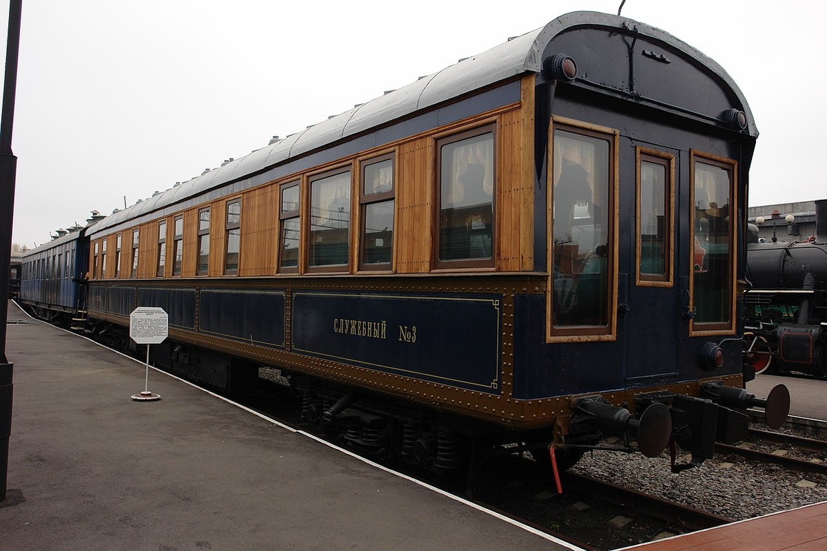Служебный салон-вагон КВЖД. Модель 1902 года.

