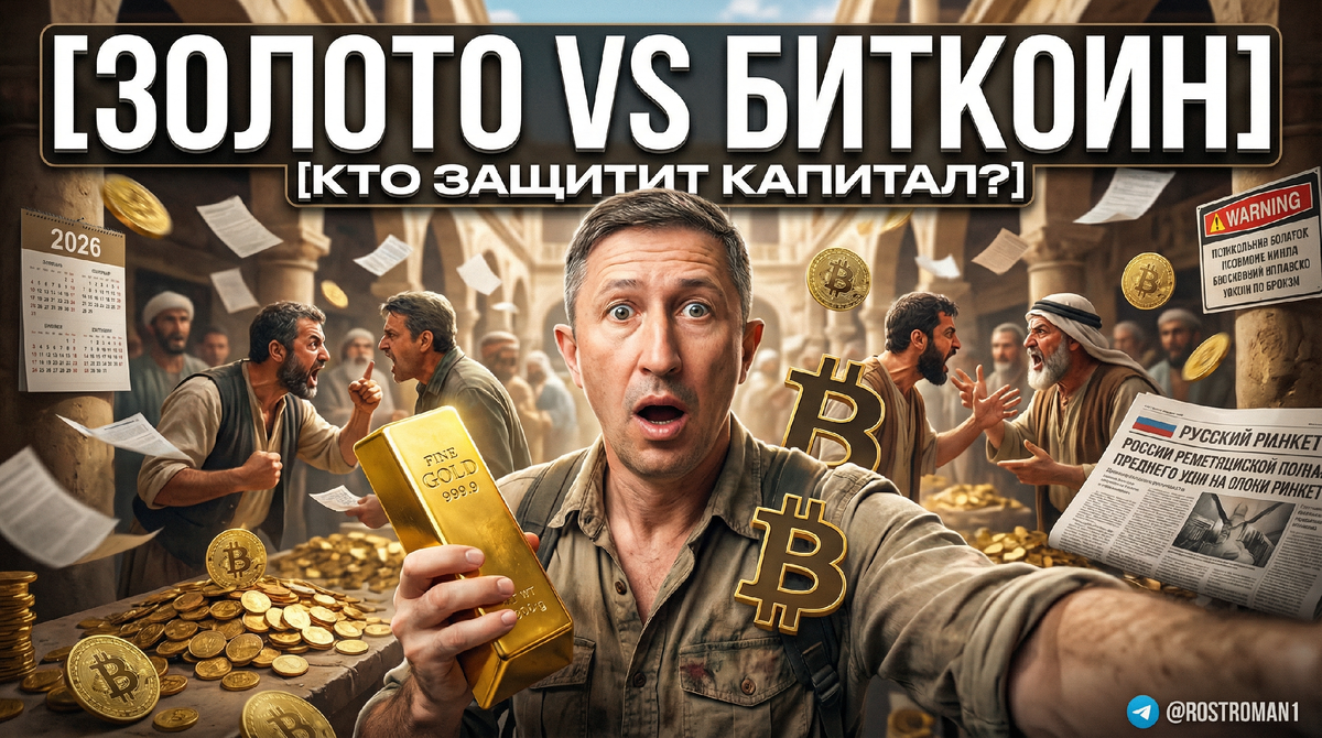 Инвестиции в золото или биткоин: что лучше защитит капитал в кризис?