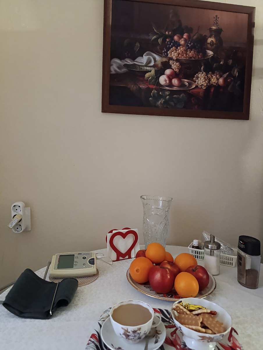 Мой Пенсионерский утренний натюрморт.