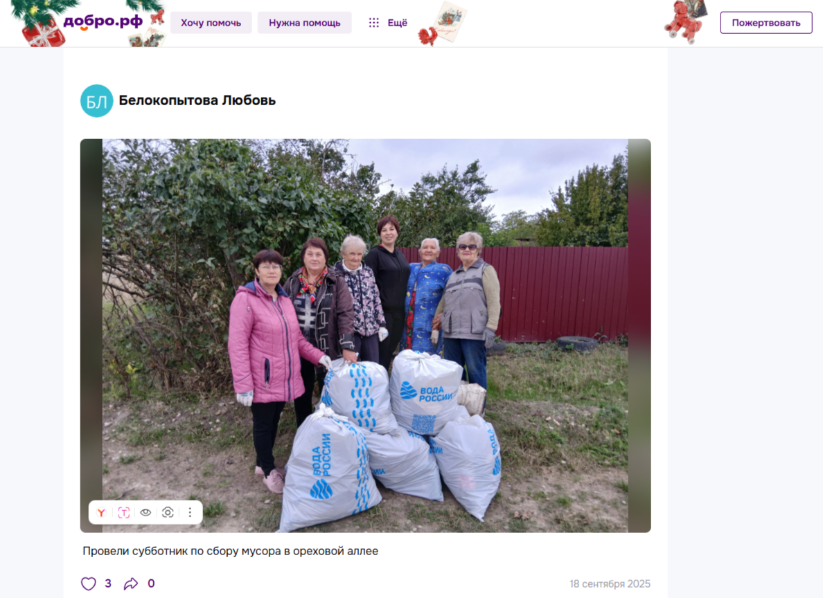 Фото с сайта https://dobro.ru/volunteers/98769024