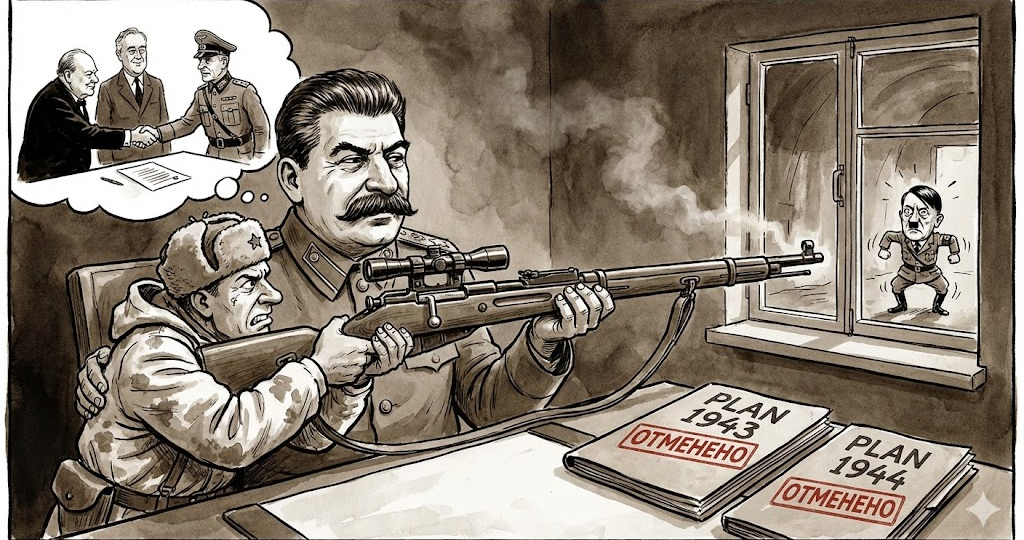 Почему СССР дважды отменял операцию по ликвидации Гитлера? Сталин запретил убивать фюрера?