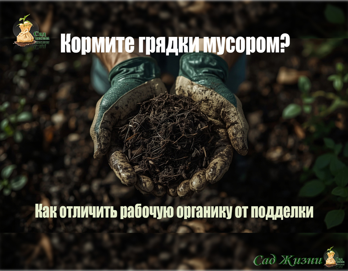 Вы тоже кормите грядки мусором? Как отличить рабочую органику от подделки